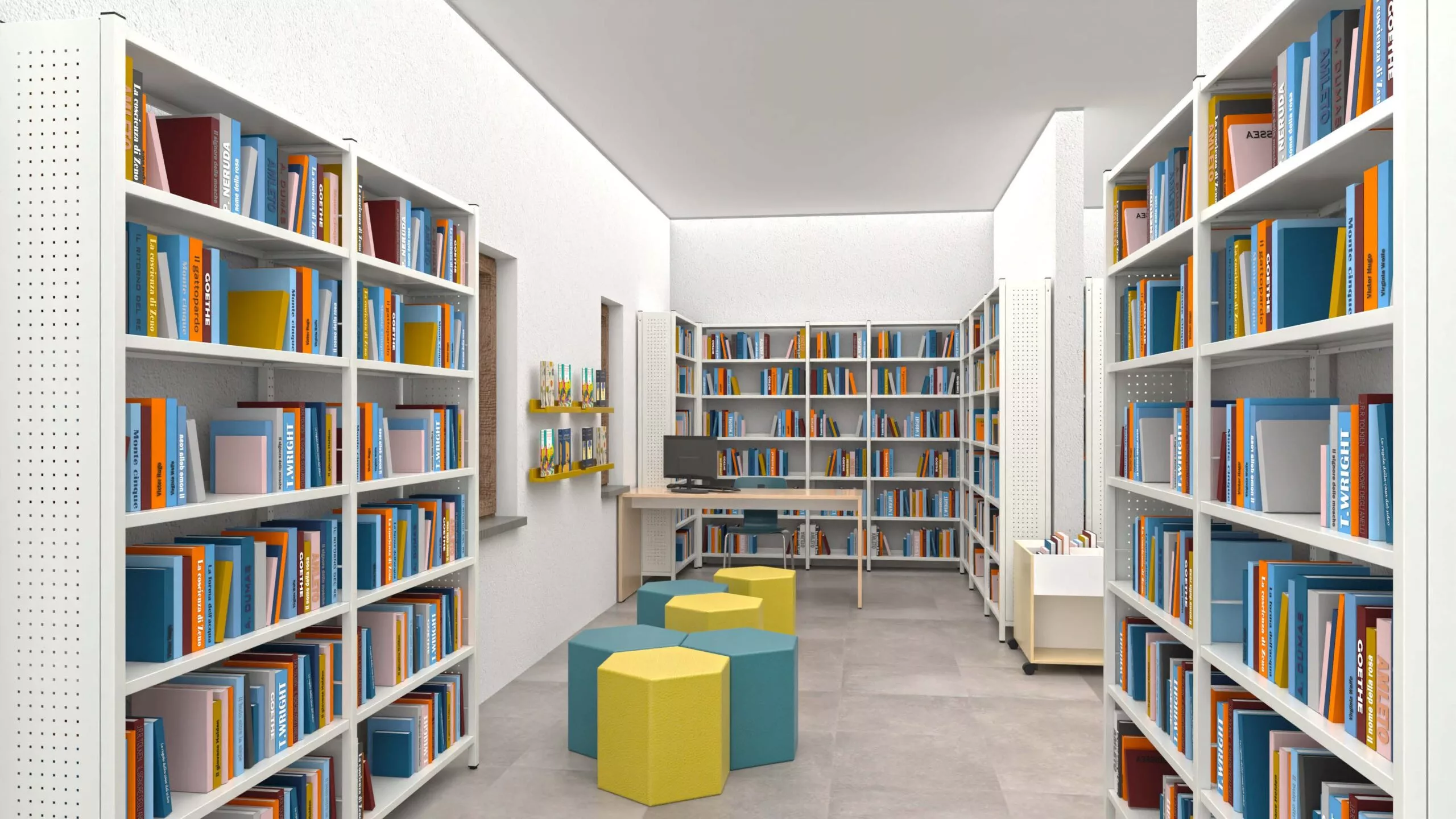 Progetto biblioteca Rio De Janeiro - RENDER 1