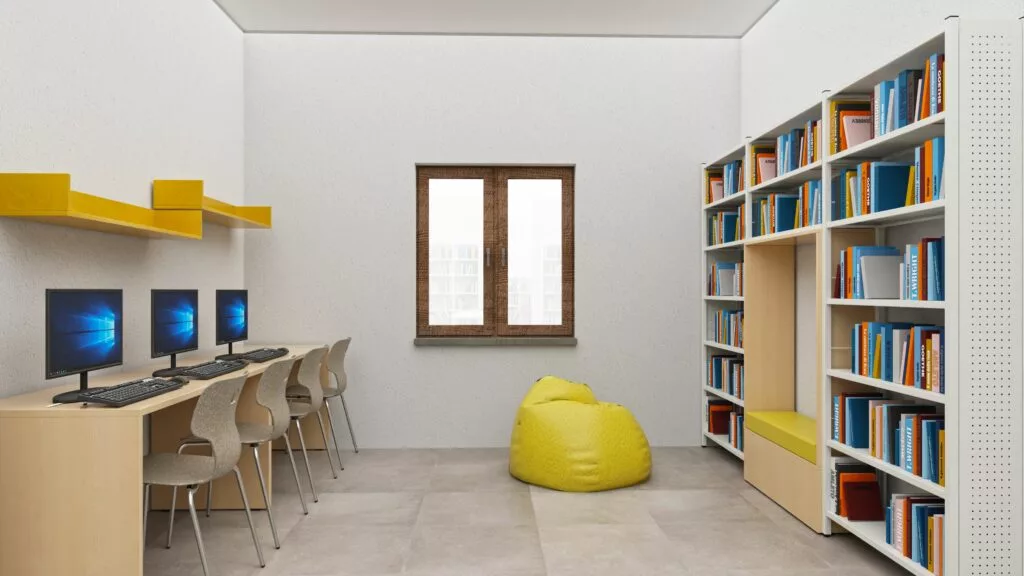 Progetto biblioteca Rio De Janeiro - RENDER 3